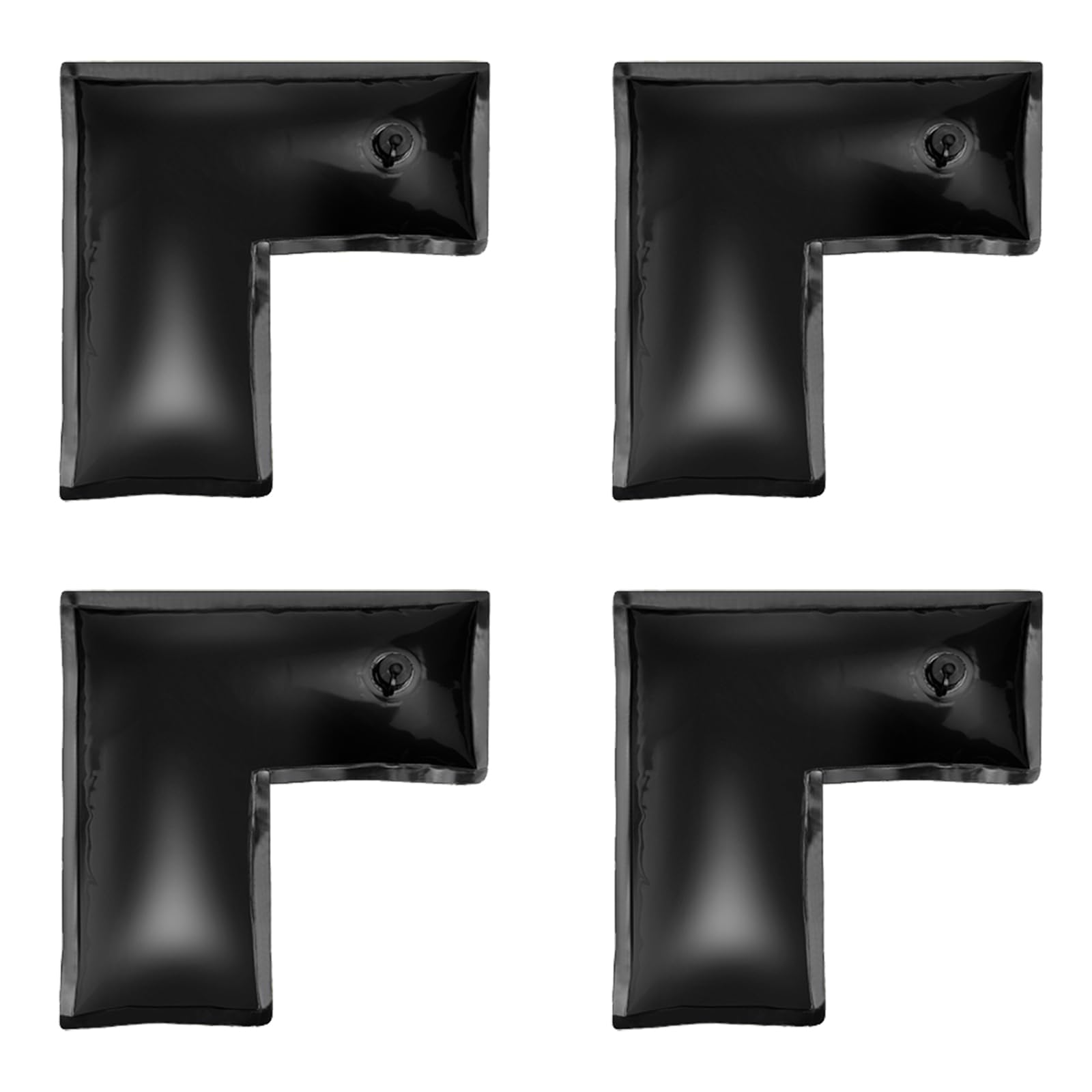 Abimars front view of corner water tube showing reinforced shape and durable material benefit