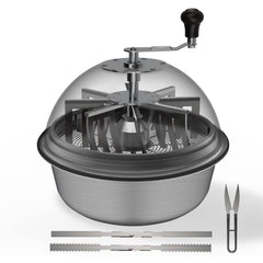 AC Infinity front view showing full 19-inch trimmer and clear dome for easy monitoring