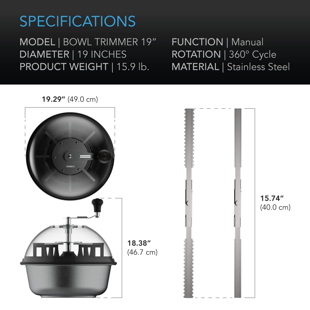AC Infinity non-stick bowl collecting trim showing tidy collection and easy emptying