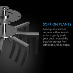 AC Infinity stainless steel blades detail showing durable blades for precise trimming