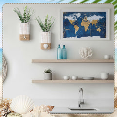 AceOrbit planters filled with faux succulents displaying low-maintenance greenery