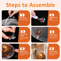 ACOCO hands assembling pieces demonstrating puzzle ease and satisfying tactile benefit