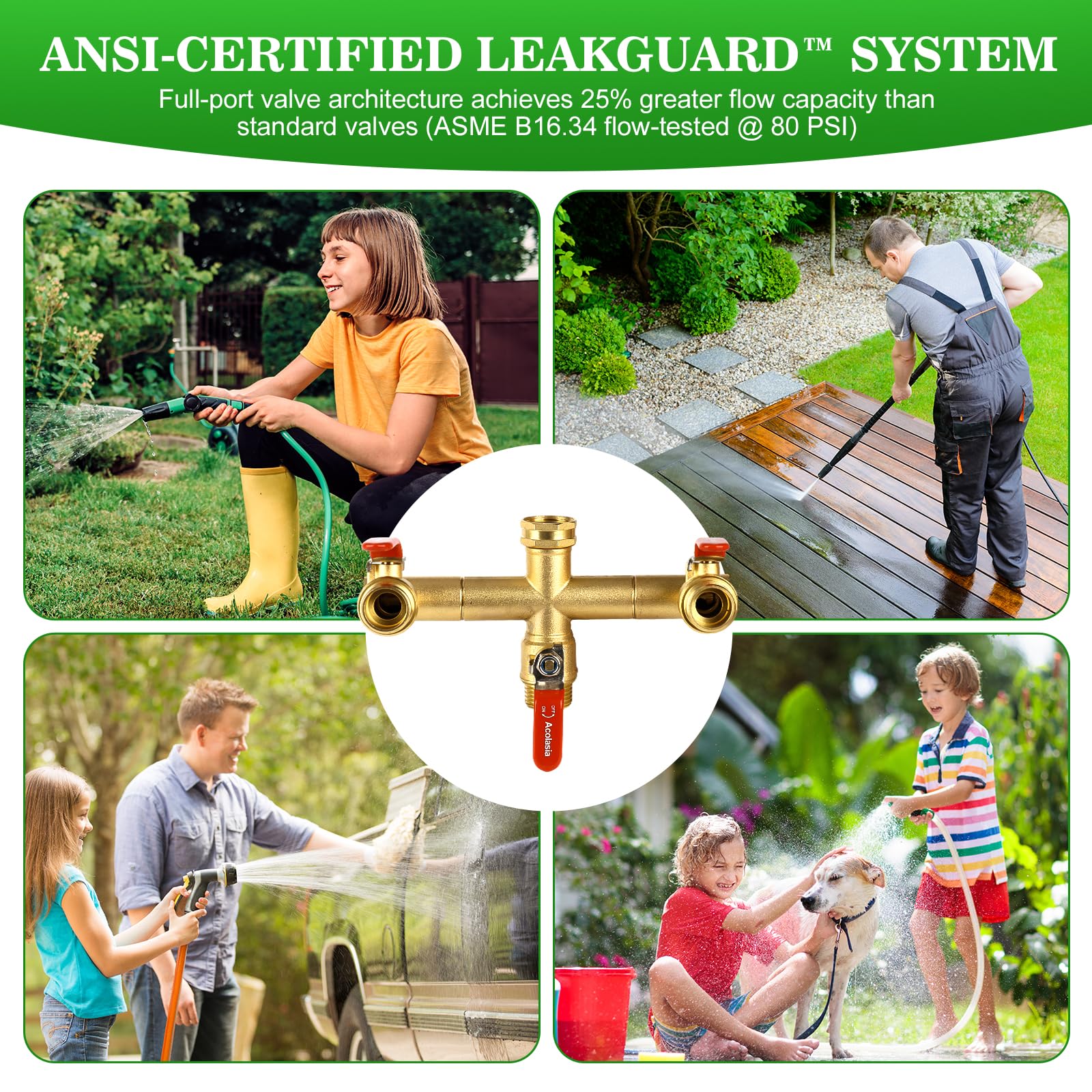 Acolasia retail packaging with warranty info for trusted outdoor performance