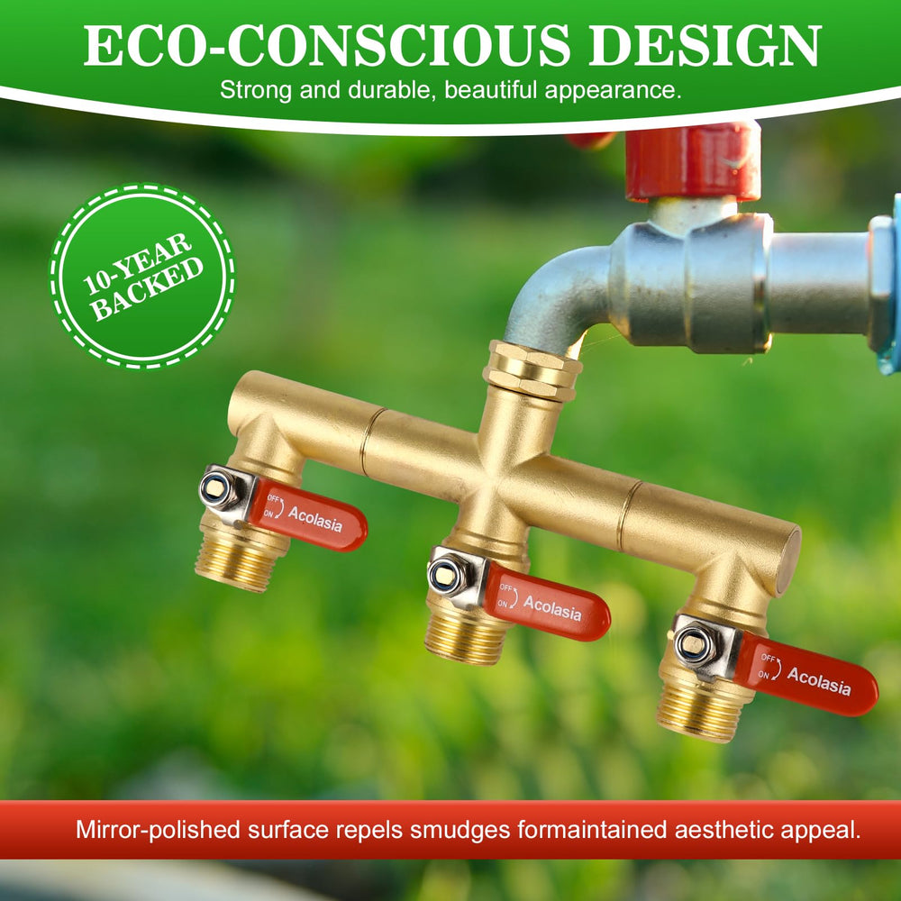 Acolasia rotated valve body demonstrating 360° positioning for flexible hose routing
