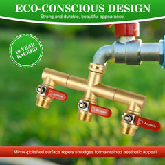 Acolasia rotated valve body demonstrating 360° positioning for flexible hose routing