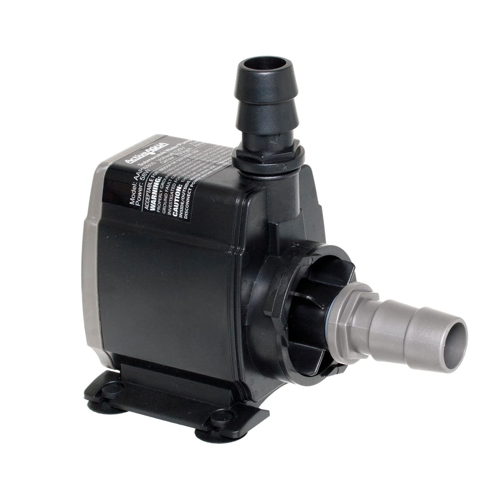 ACTIVEAQUA pump disassembled for cleaning demonstrating tool-free maintenance ease