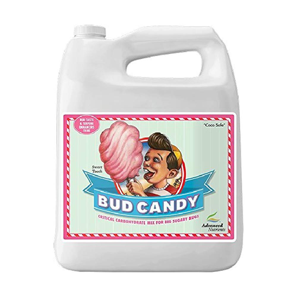 Advanced Nutrients Bud Candy 4L front label showing product and benefits