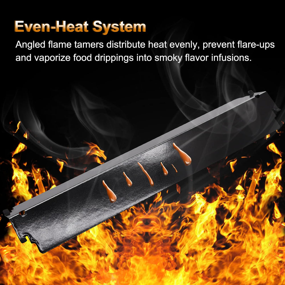 Adviace burner next to ruler to verify dimensions for correct fit