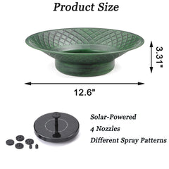 Aifeorzo top-down basin detail highlighting roomy shallow bowl for birds
