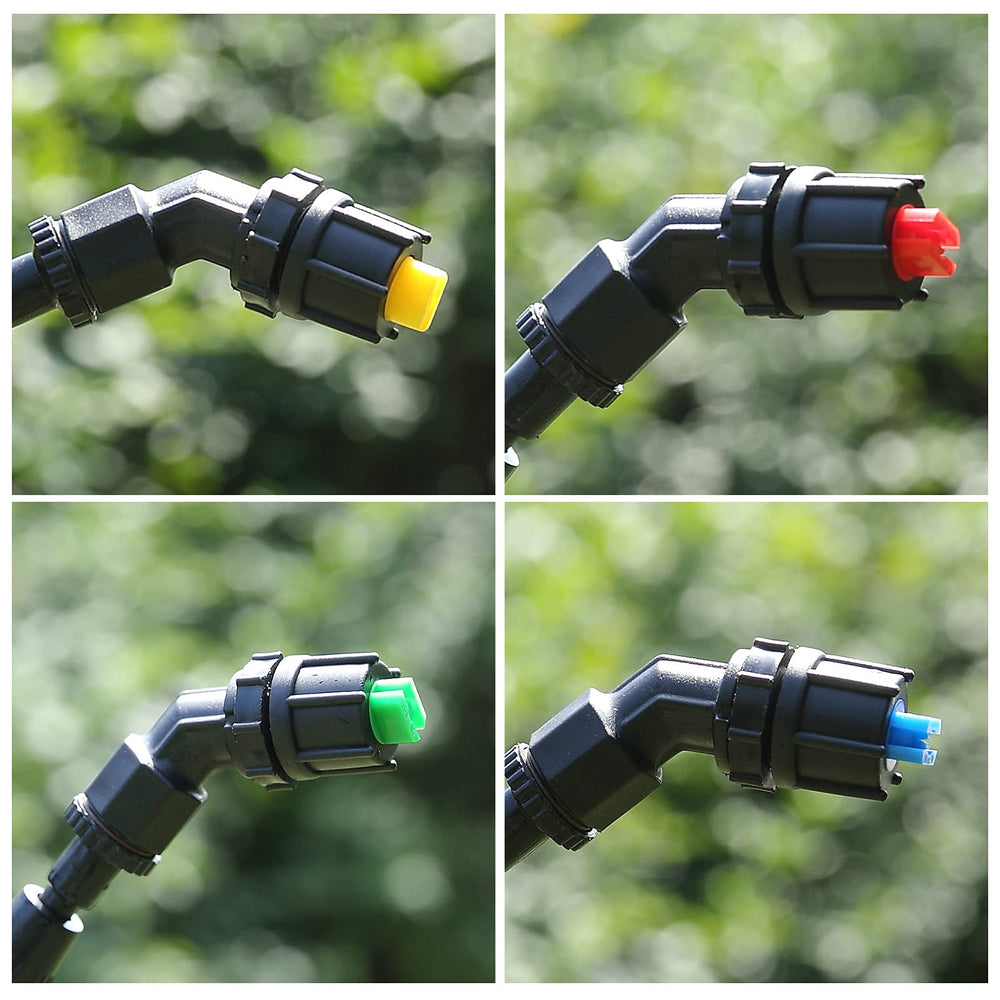 Aimela nozzle next to ruler showing compact size and scale benefit