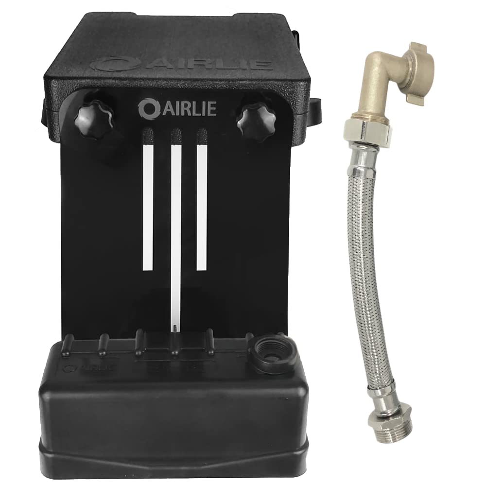 Airlie front view showing whole leveler and compact profile for easy installation