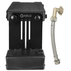 Airlie front view showing whole leveler and compact profile for easy installation