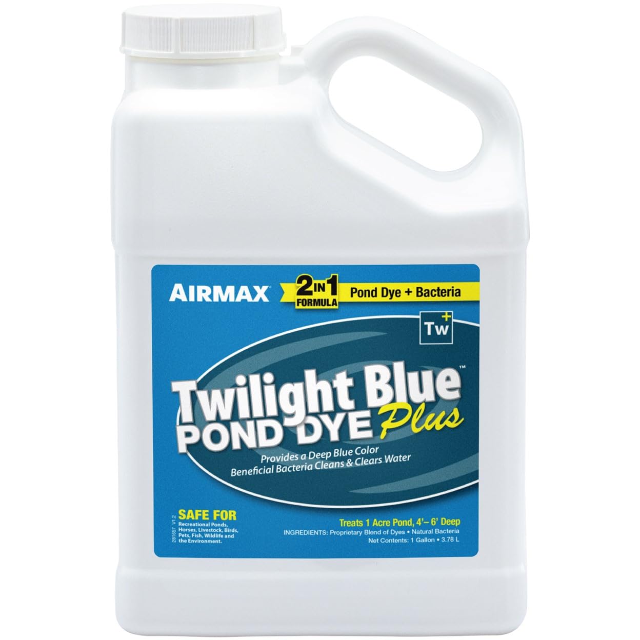 Airmax bottle front label showing product name and benefits