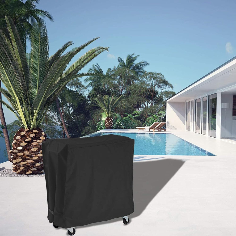 AKEfit cover on cooler cart in patio setting protecting against sun