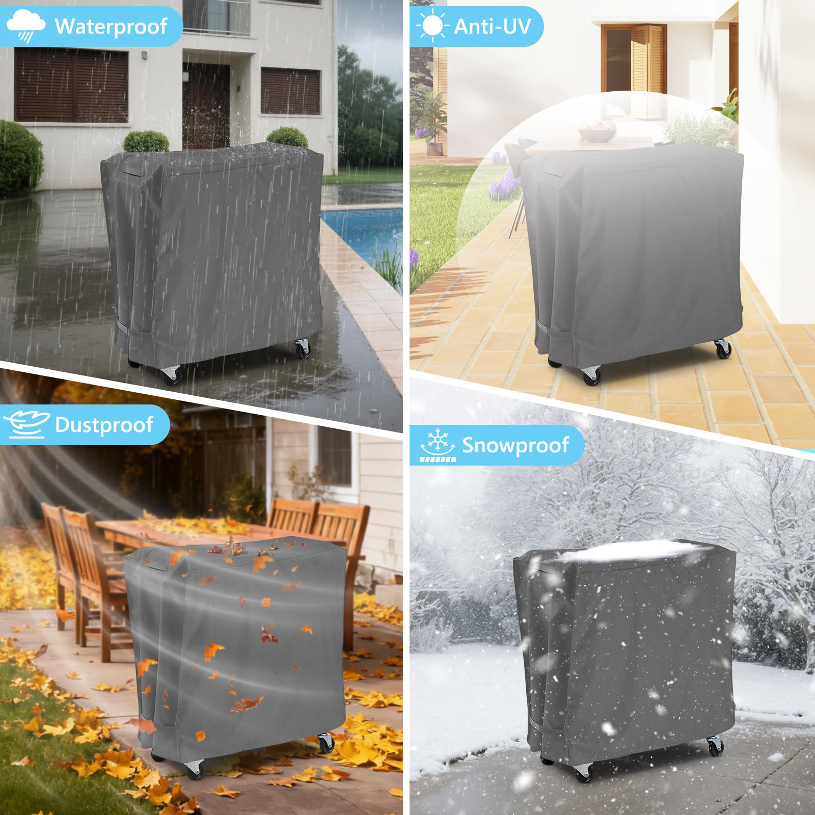 AKEfit cover beside 65-80QT rolling ice chest showing correct fit