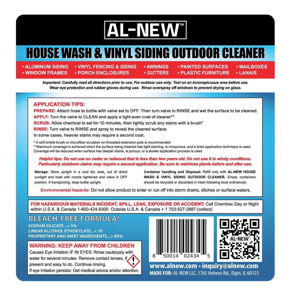 AL-NEW bottle held in hand showing scale and easy handling benefit