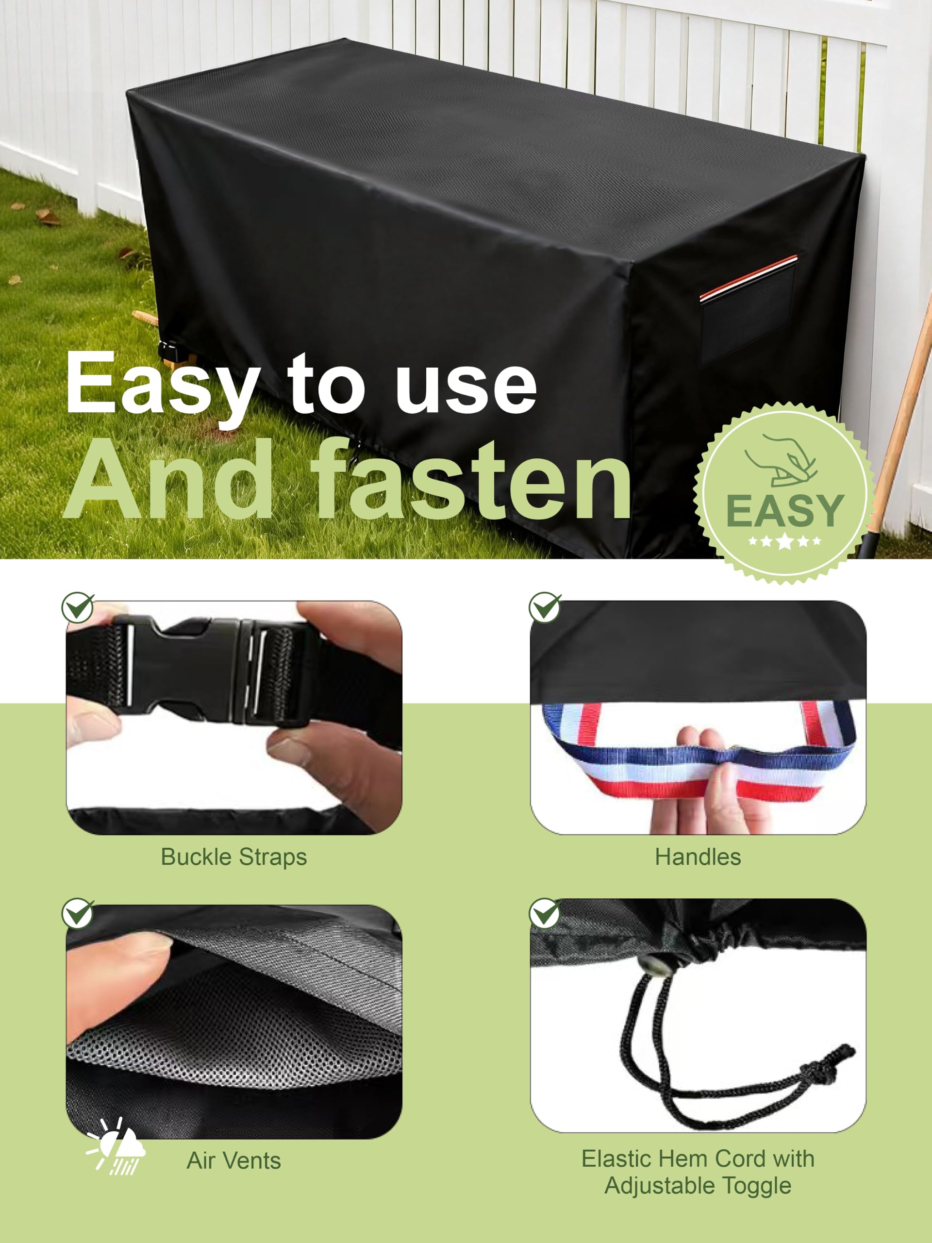 Alickwang installer using side handles for quick placement and removal benefit