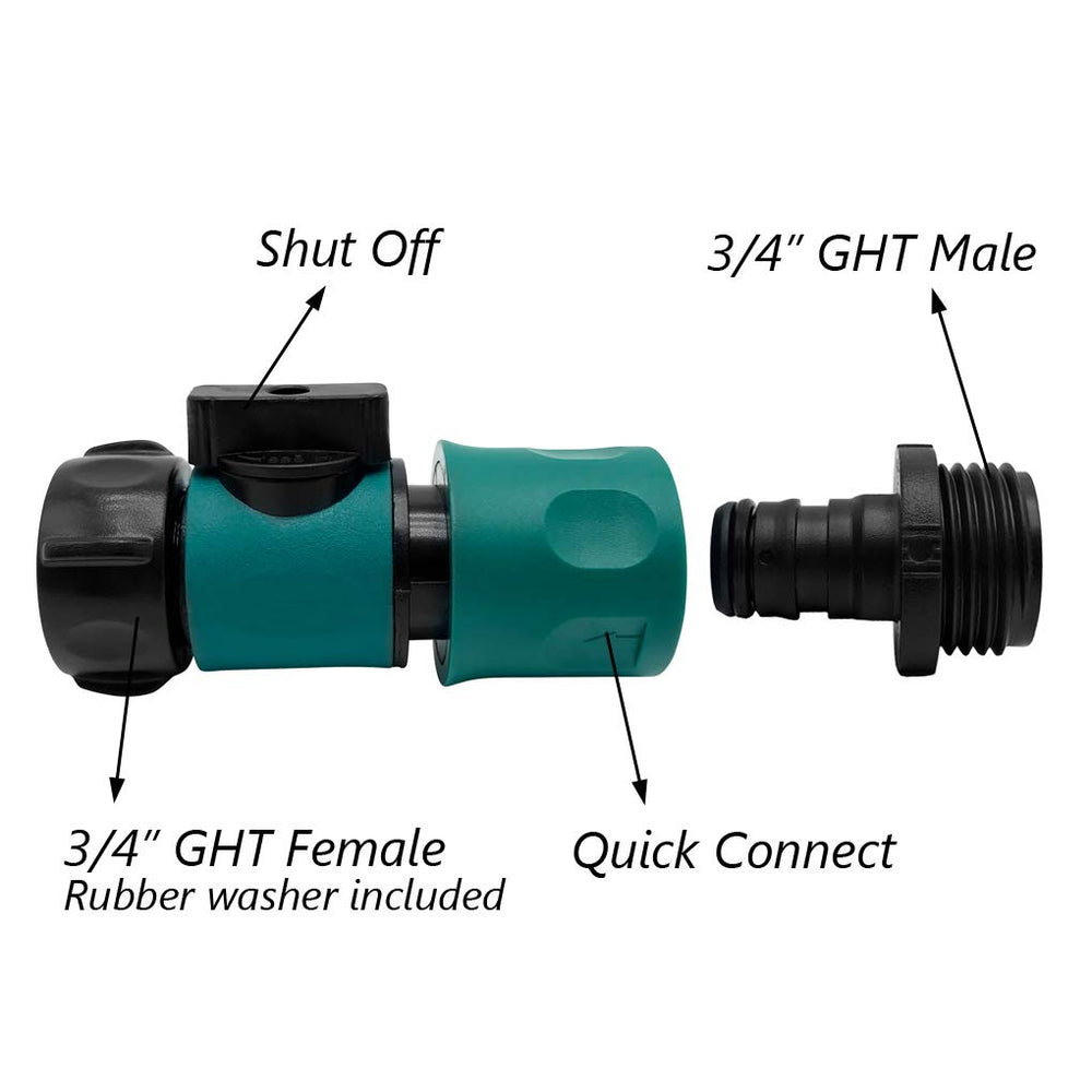 ALKARAMA closeup of 3/4-inch threads highlighting precise fit and reliable sealing