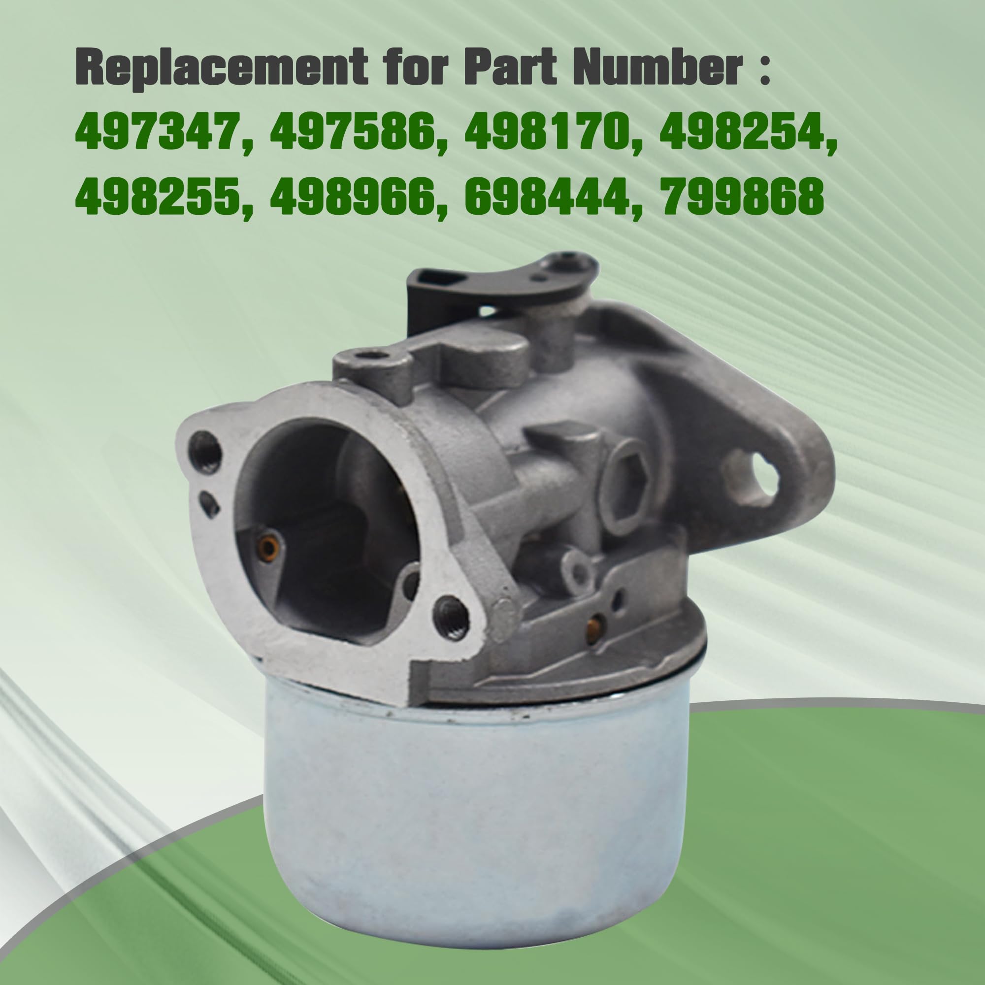 ALL-CARB close-up throttle valve for precise fuel control