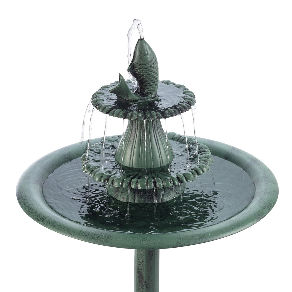 Alpine Corporation in use with birds bathing emphasizing wildlife attraction benefit