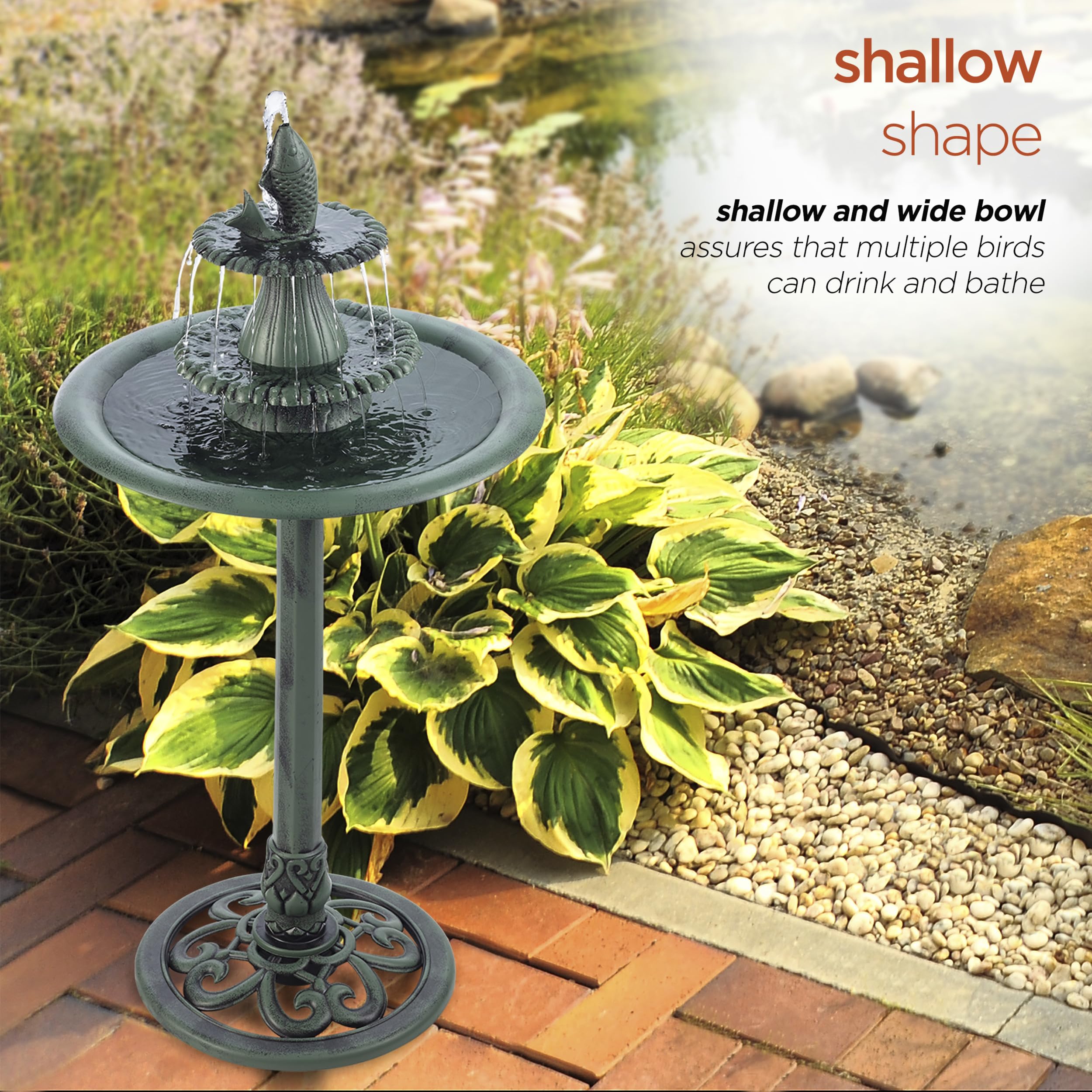 Alpine Corporation side profile silhouette conveying compact height and elegant form