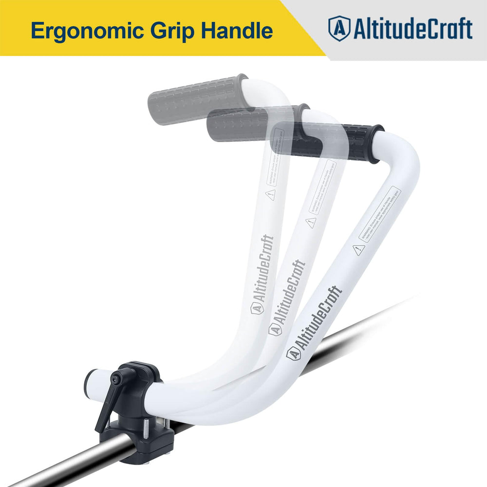 AltitudeCraft clamp with ergonomic handle attached demonstrating comfort