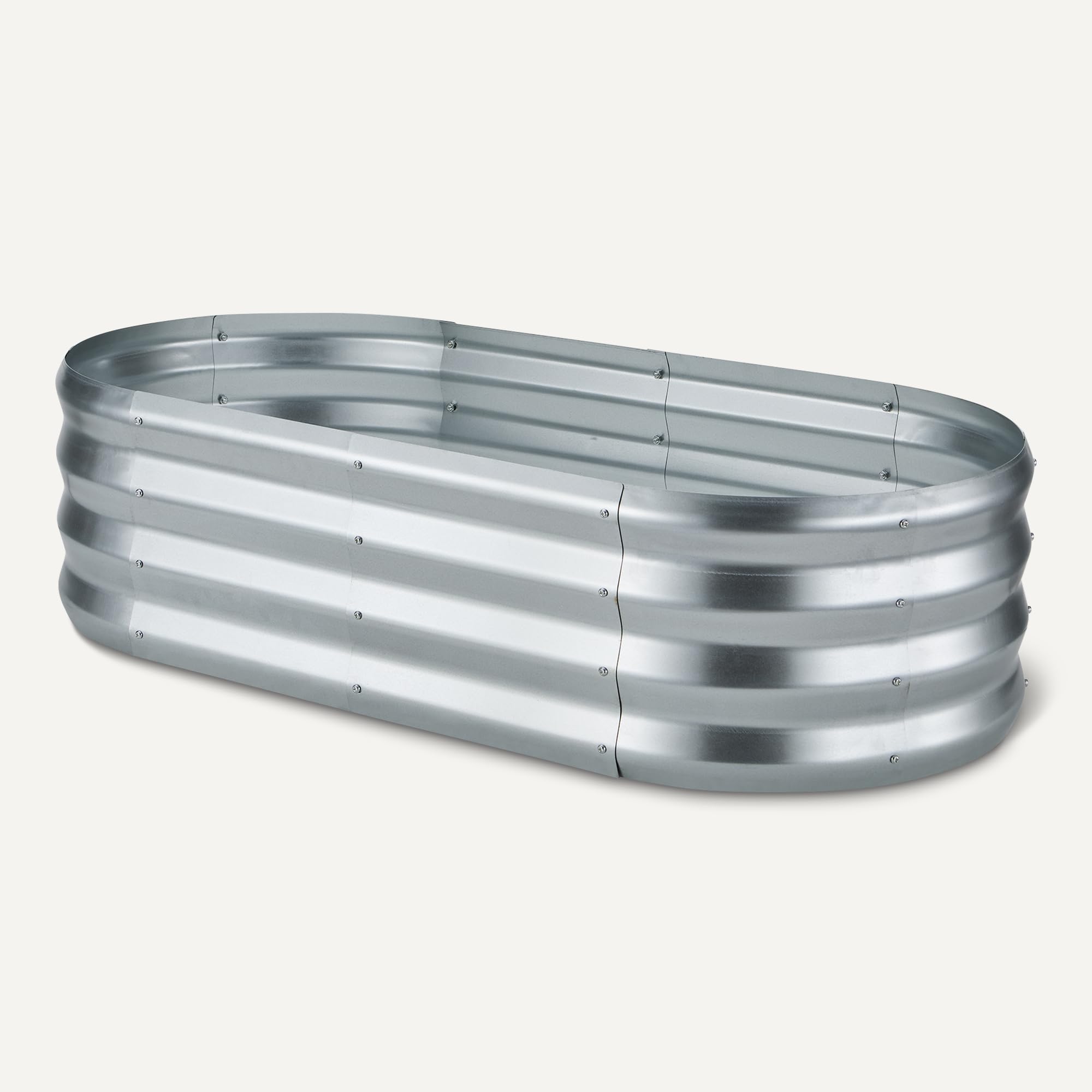 Amazon Basics planter in use with herbs and vegetables illustrating space efficiency