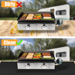 Amerbro mat texture showing silicone-coated surface easy to wipe clean