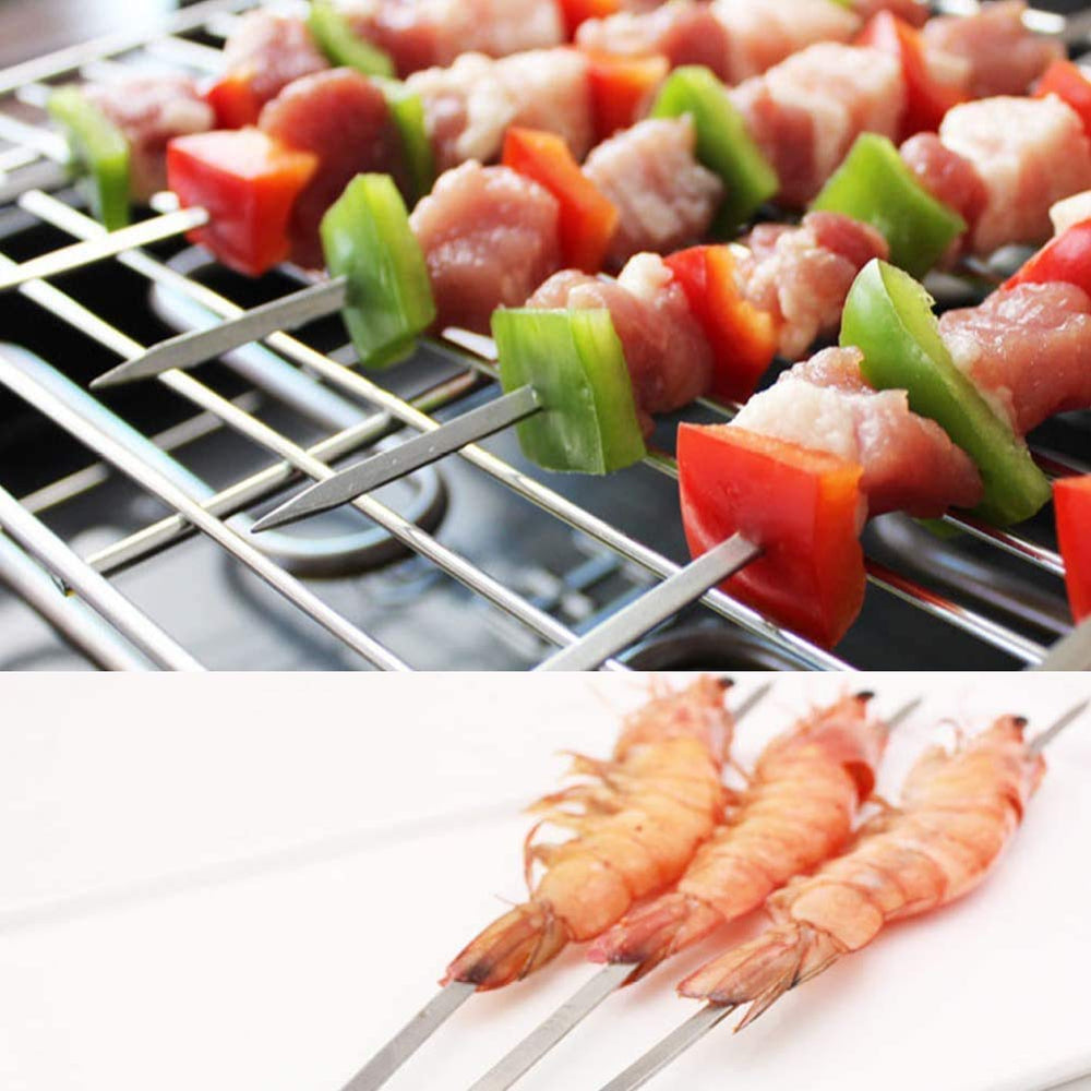 Amestar skewers loaded with meat and vegetables showing high-capacity benefit