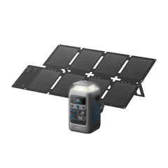 Anker SOLIX C300 front panel view showing controls and AC outlet for reliable power