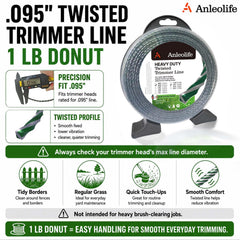 A ANLEOLIFE donut coil top view highlighting compact storage advantage
