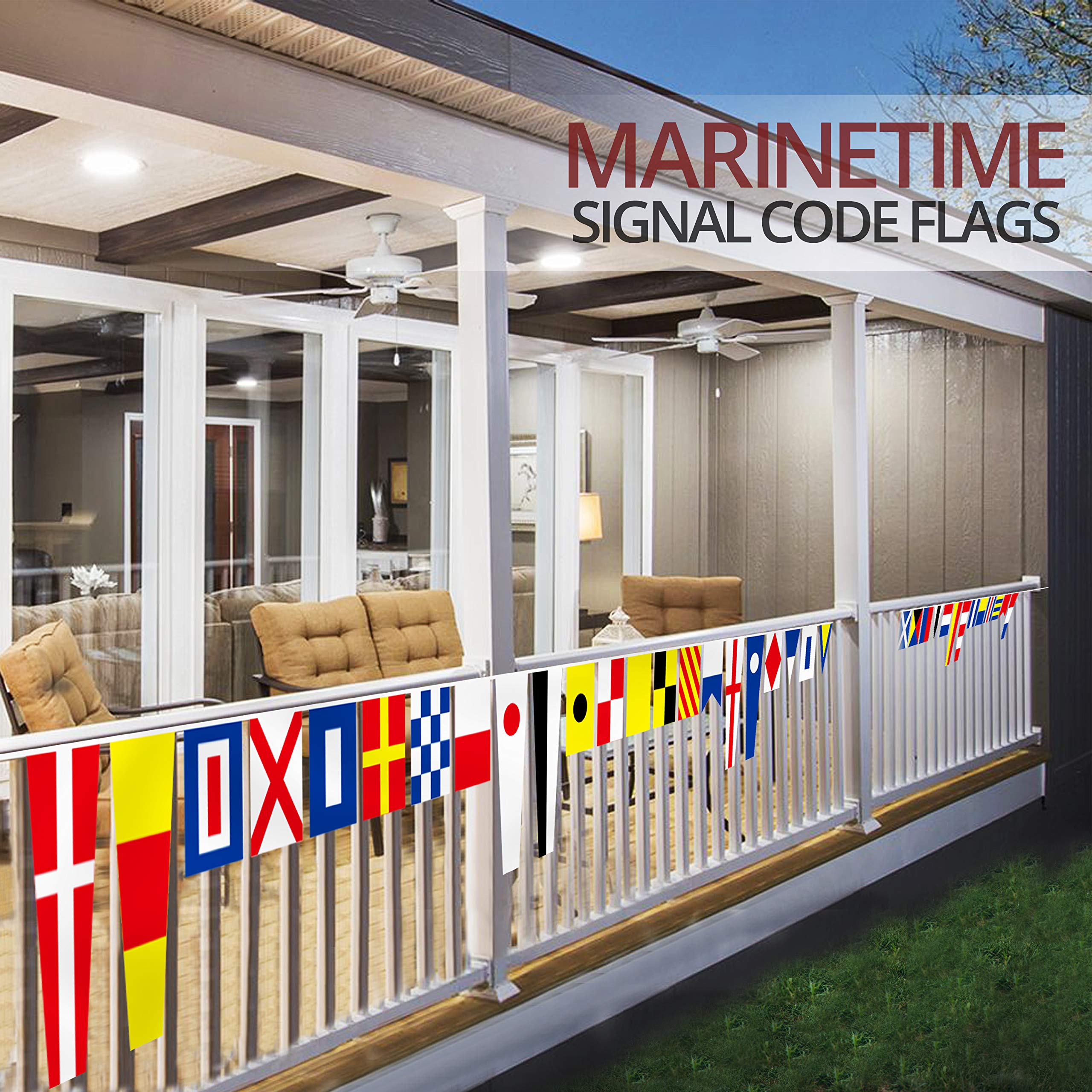 Anley close-up of flag pattern detail highlighting accurate maritime designs