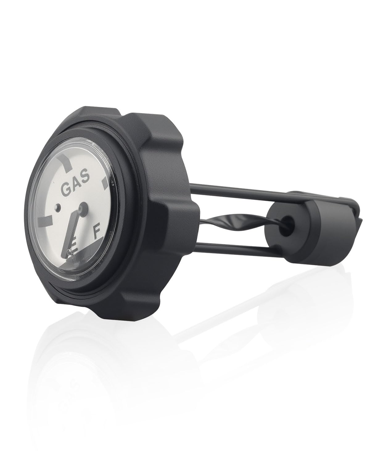 ANODZU gas cap front view showing secure fit and seal benefit