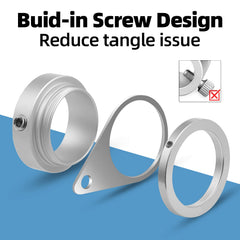Anovo bottom installation showing clip placement and reduced wrap risk