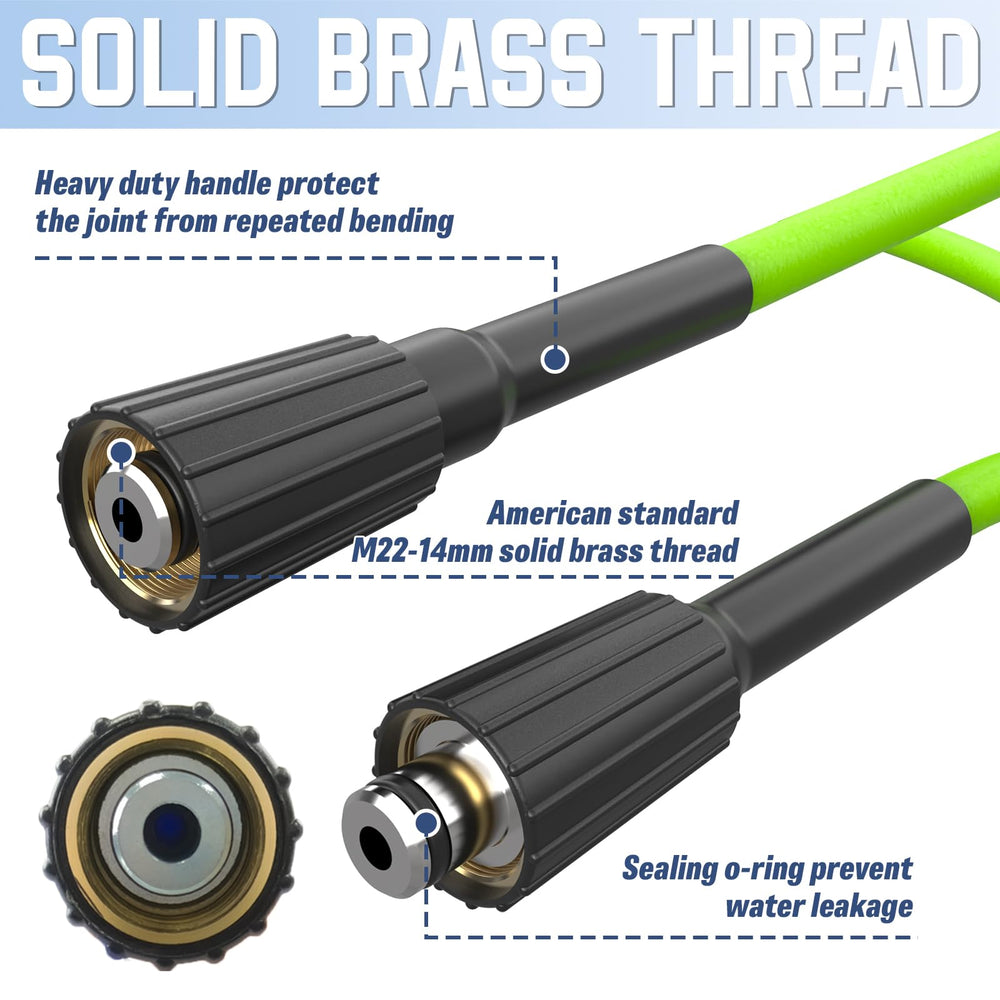 APOWER hose spraying water on car for efficient, streak-free cleaning