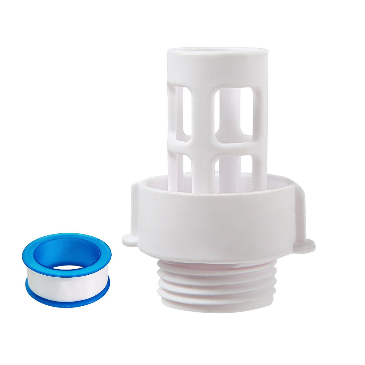 AQDD front view of pool drain adapter showing fit and finish