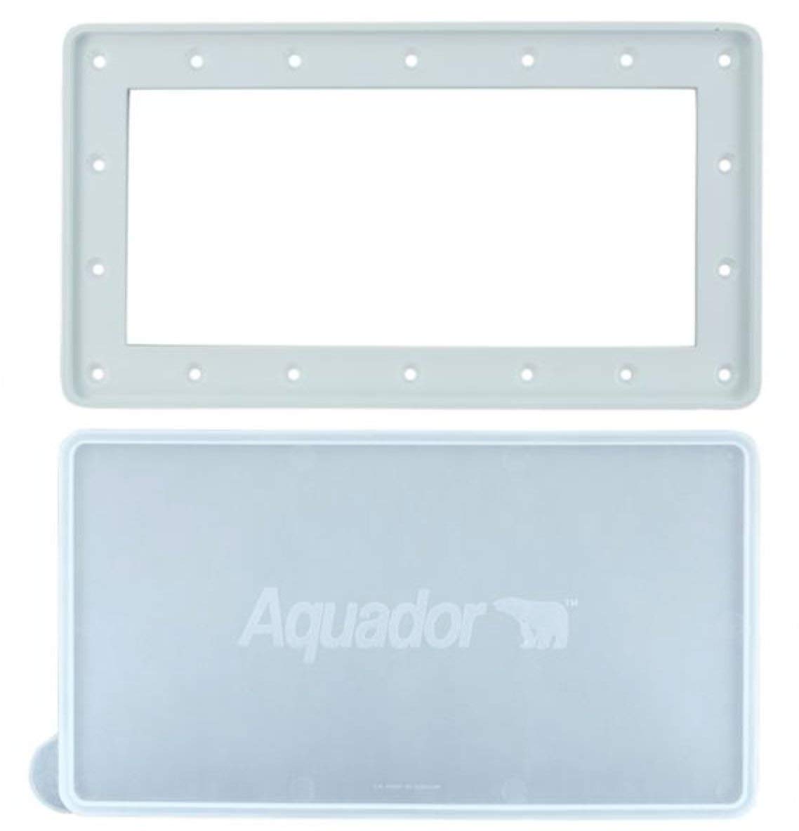 Aquador face plate front view showing fit and protection benefits