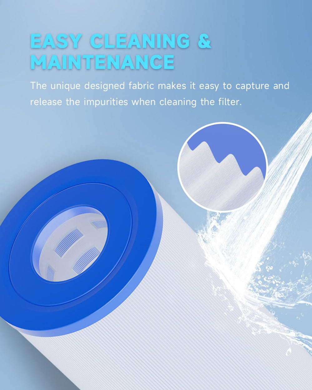 AQUALTRA cross-section showing polypropylene core support for structural stability benefit