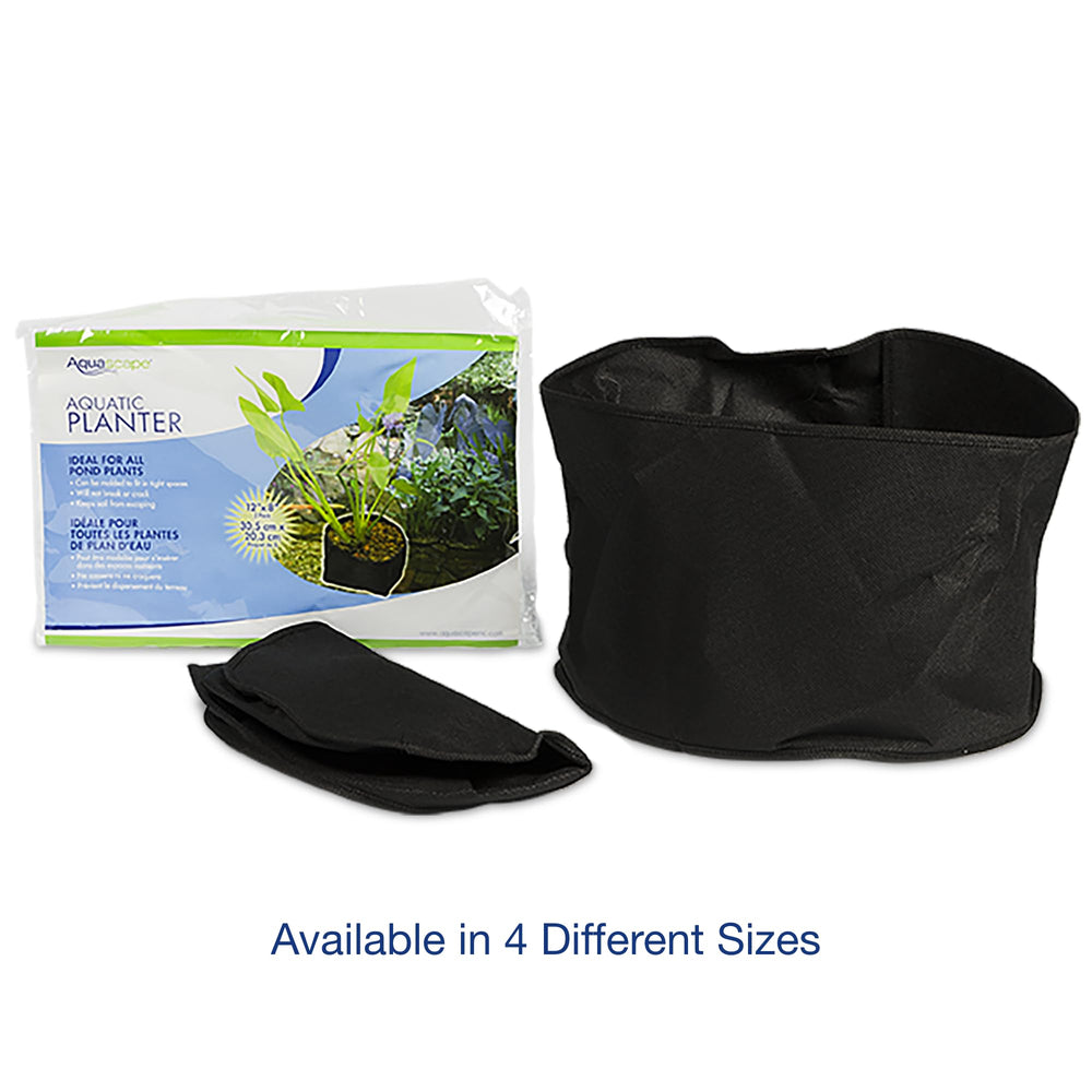 Aquascape planter porous texture close-up highlighting water flow benefit