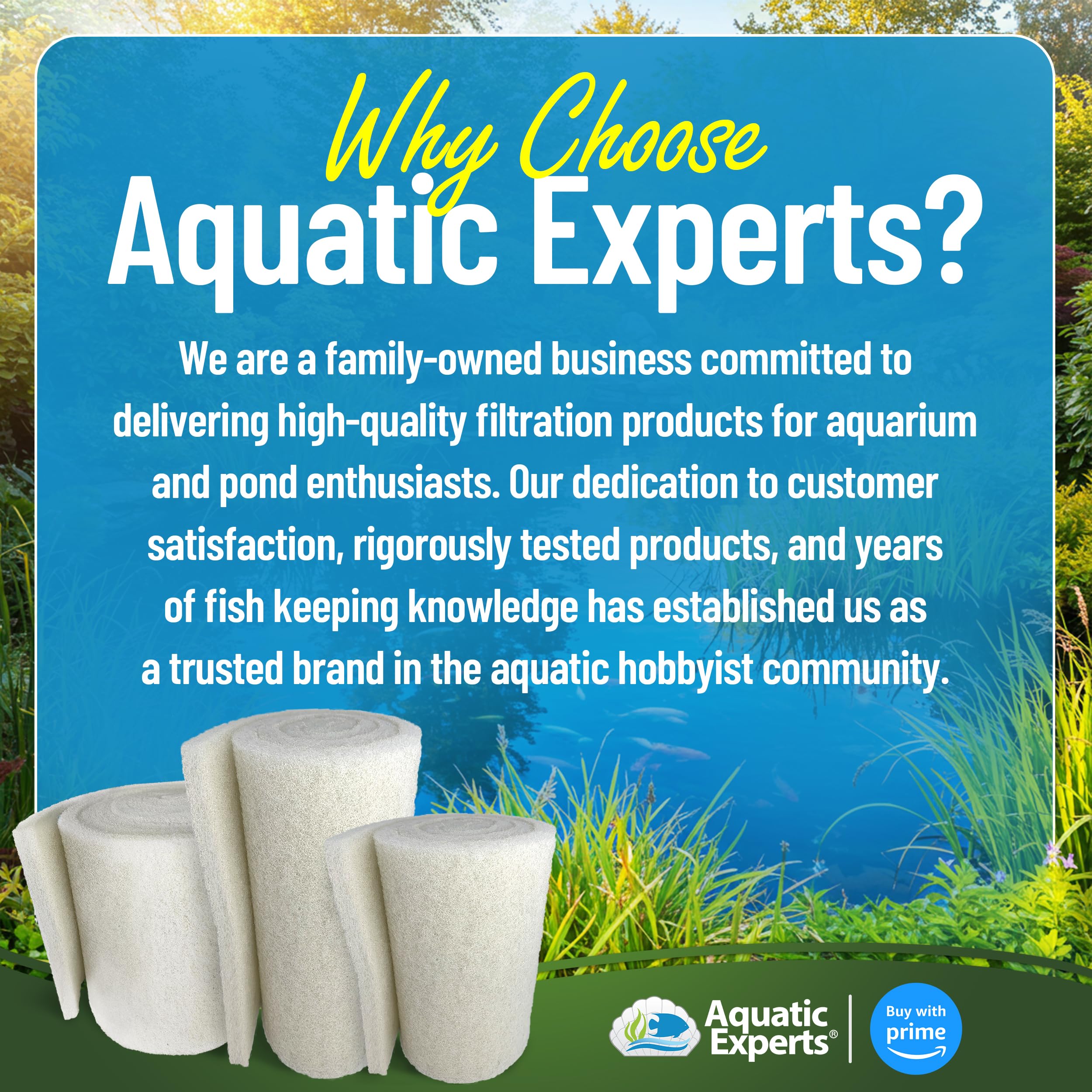 Aquatic Experts pond scene with clear water illustrating healthier pond appearance