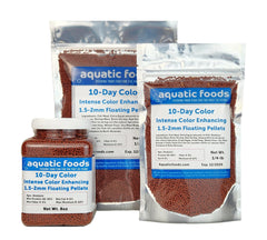 Aquatic Foods Inc. front packaging showing product name and bag