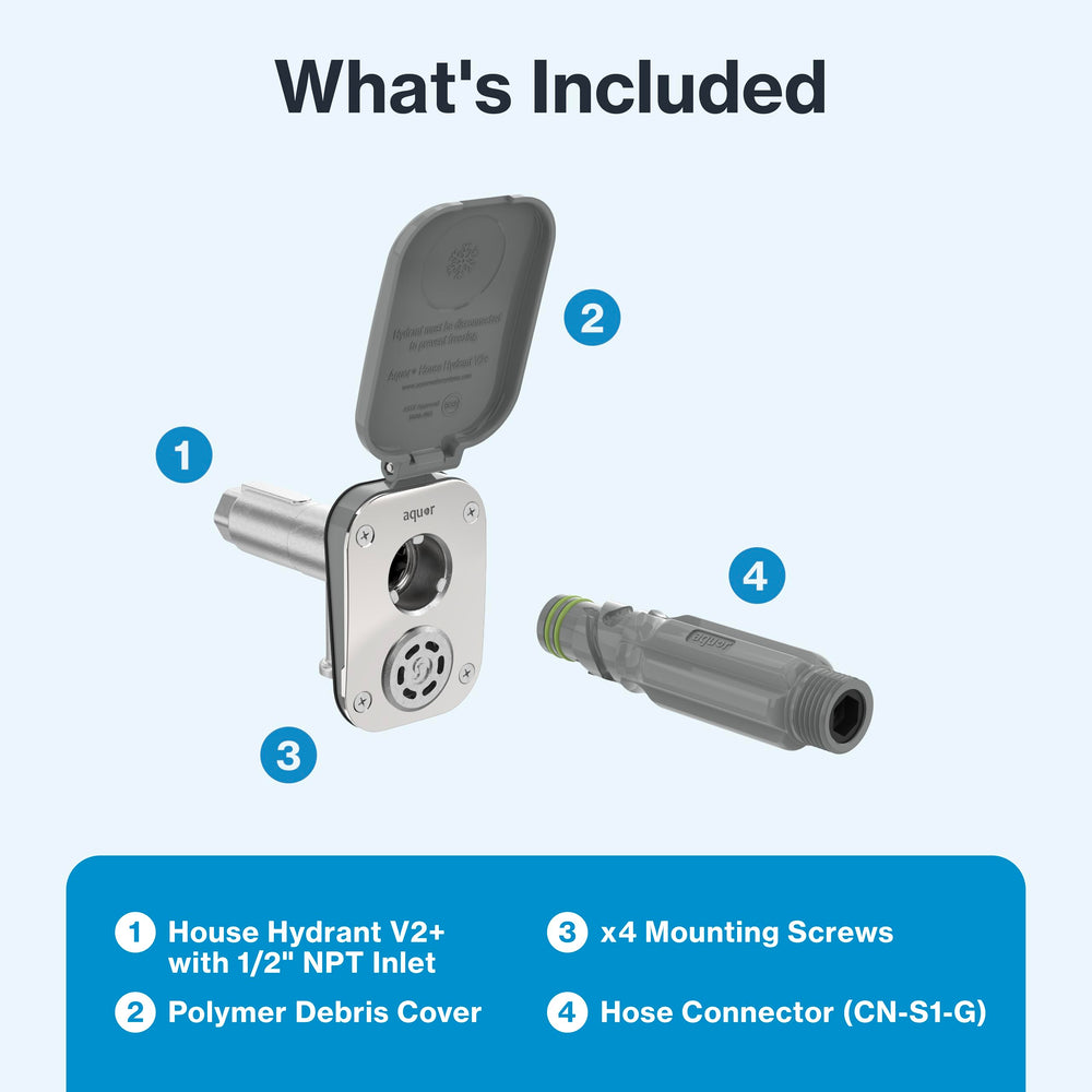 Aquor debris cover detail protecting valve from dirt and reducing maintenance