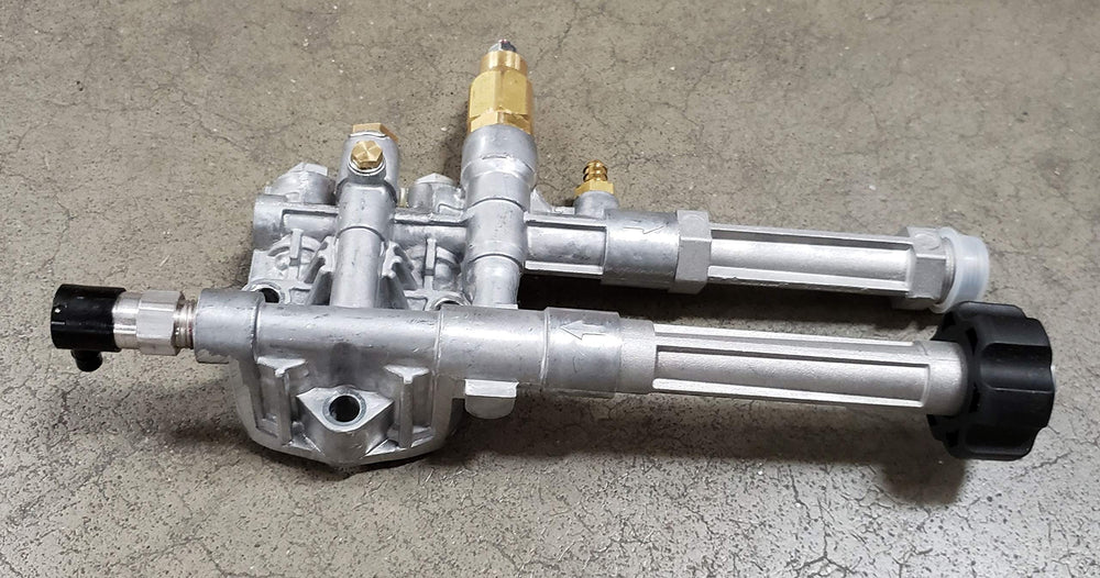 AR ANNOVI REVERBERI rear ports of AR42940 highlighting inlet and outlet alignment for accurate fit