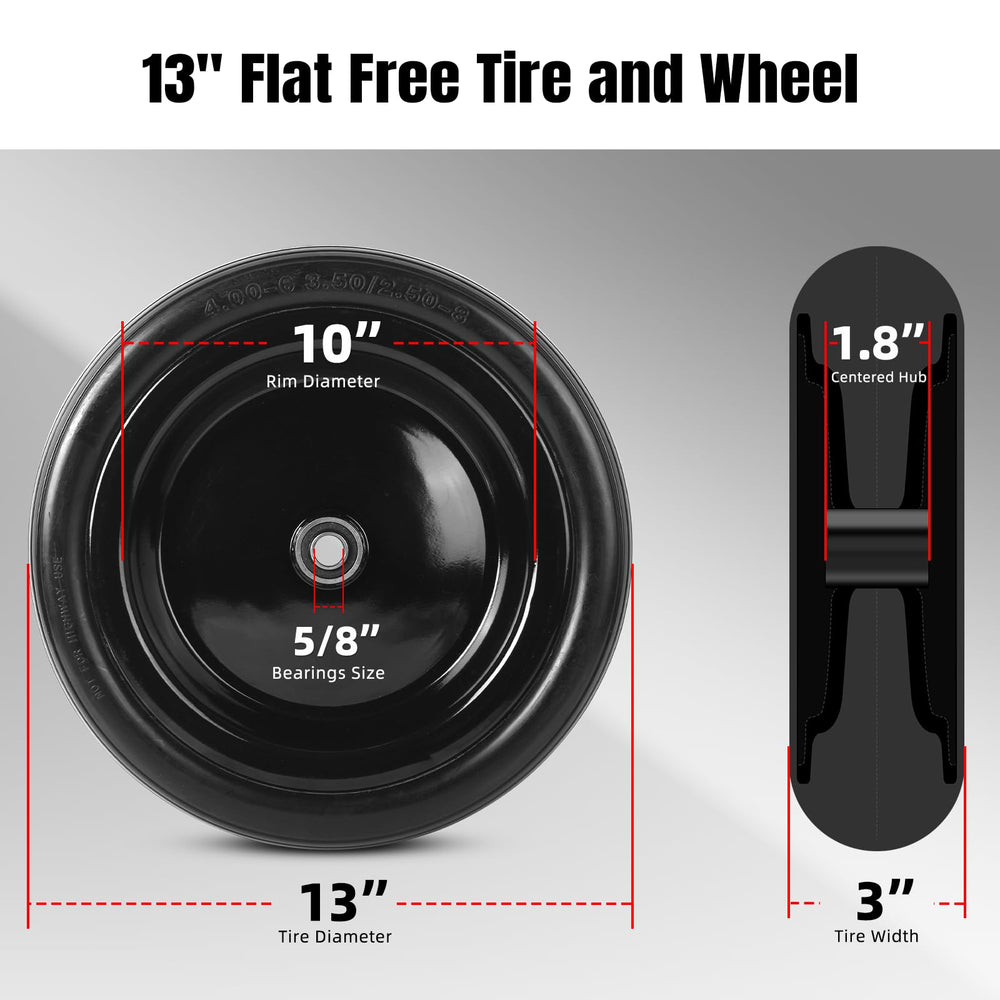 AR-PRO close-up of solid polyurethane tread showing traction benefits