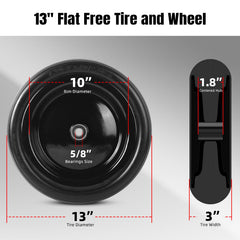 AR-PRO close-up of solid polyurethane tread showing traction benefits
