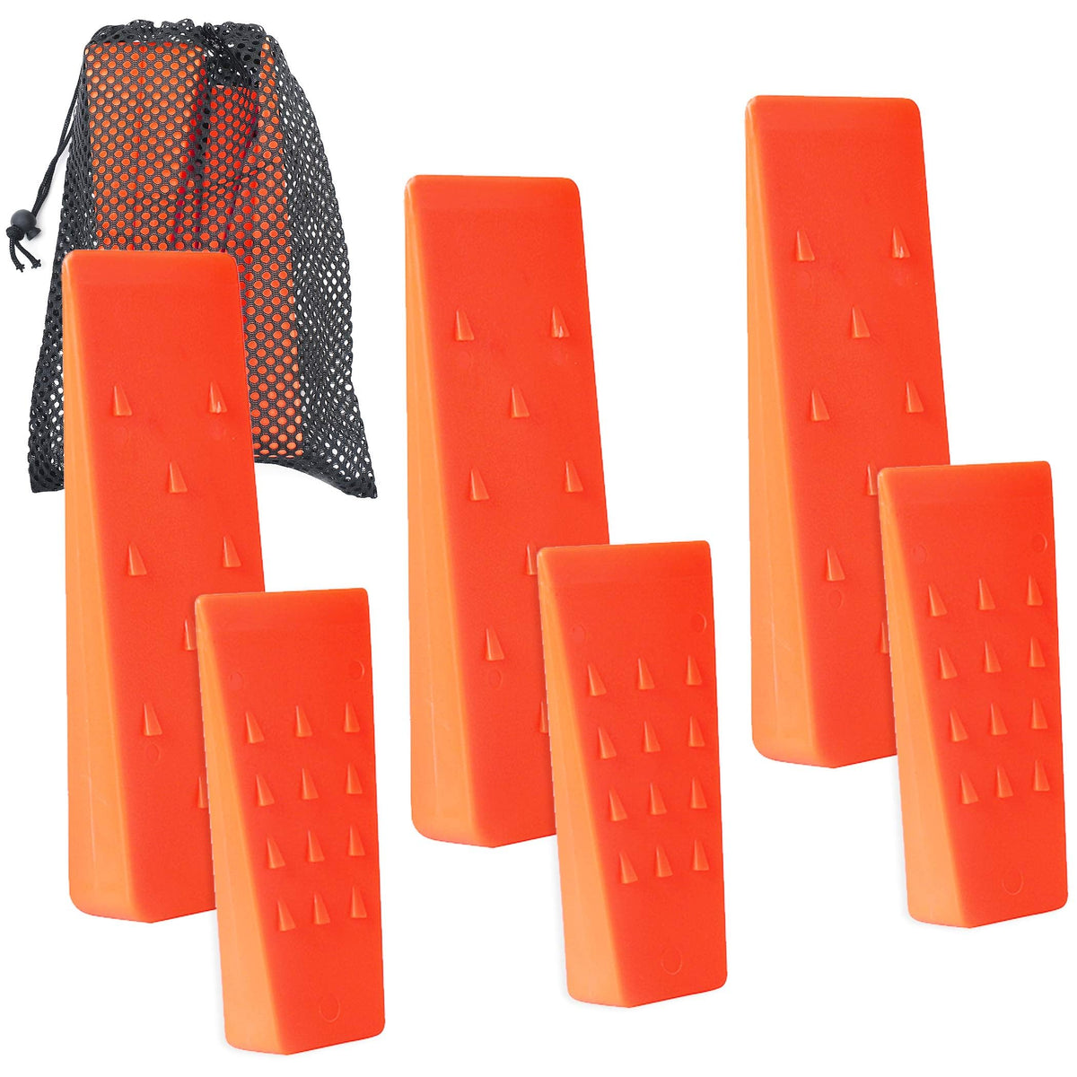 AR-PRO front pack of six wedges showing sizes and bag, organized for easy transport