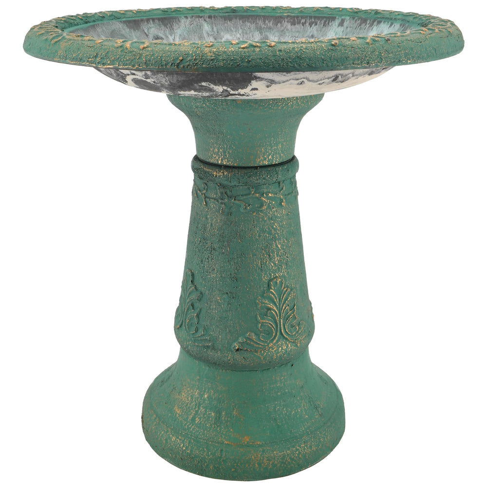 arcadia texture pedestal detail highlighting fiberclay surface durability and weather resistance