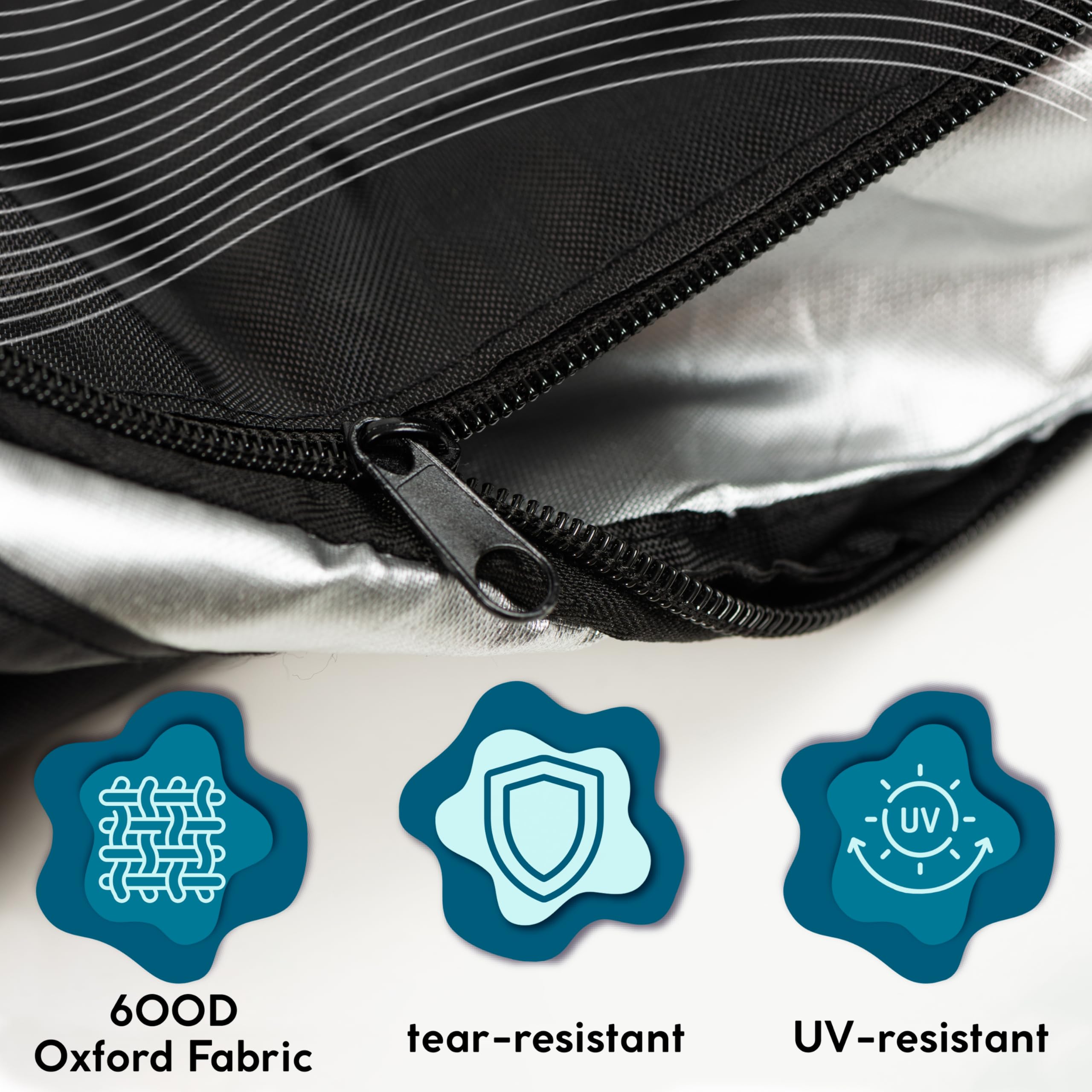 ARDILA VEELA zipper and hook-and-loop access for quick valve reach