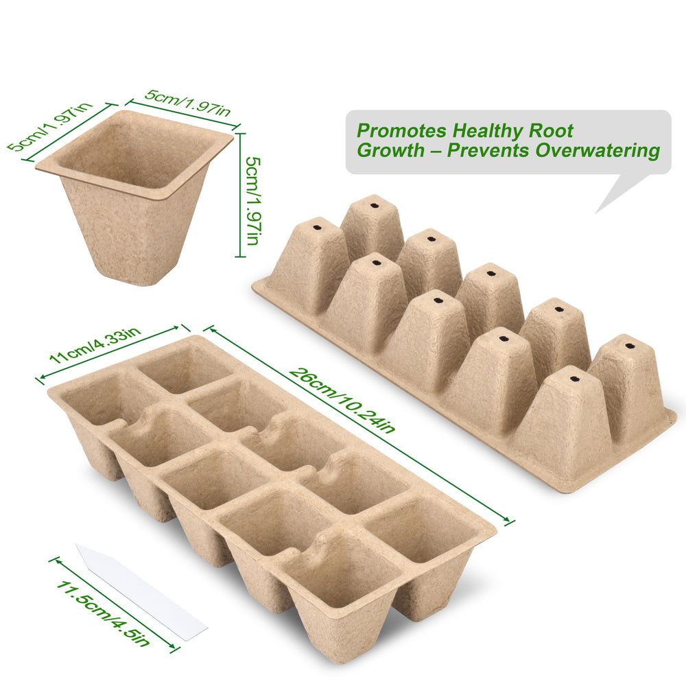 ARGCONNER pulp-paper close-up texture highlighting breathability for strong roots