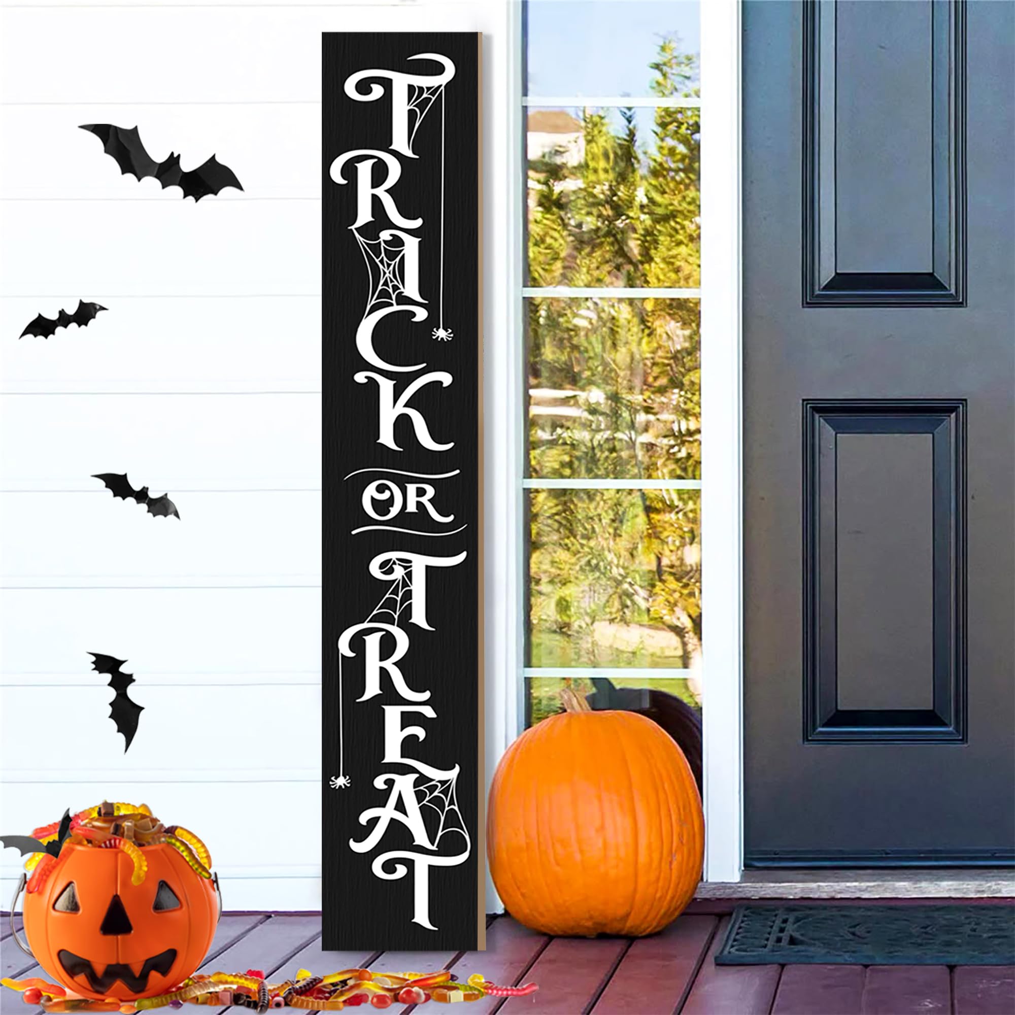 ARKUKT full assembled porch sign front showing welcome impact